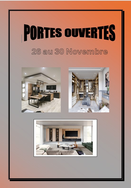 PORTES OUVERTES NOVEMBRE